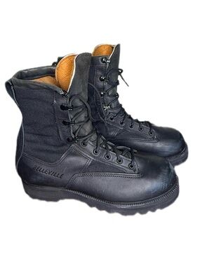 Belleville Men’s 9 (women 10/11) 700 Model Black  Leather Tactical Lace-Up Boots